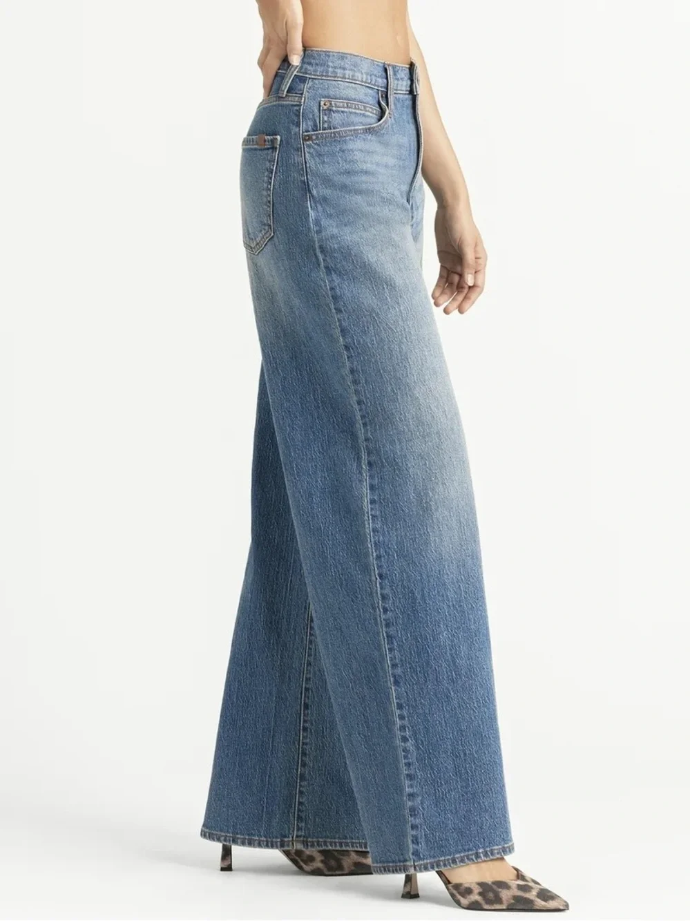 Jessica Simpson Freesia Wide Leg Jeans, size 10 - Picture 3 of 5